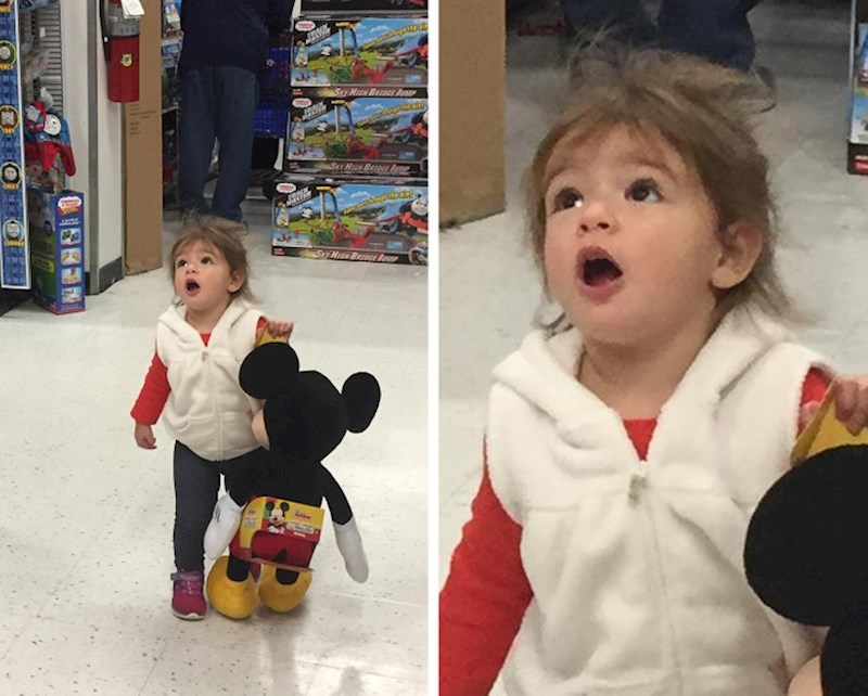 4. Prvi put je ušla u dućan s igračkama