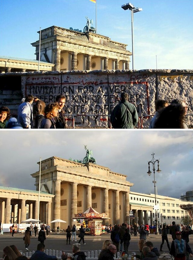2. Berlinski zid fotkan 1993. i danas