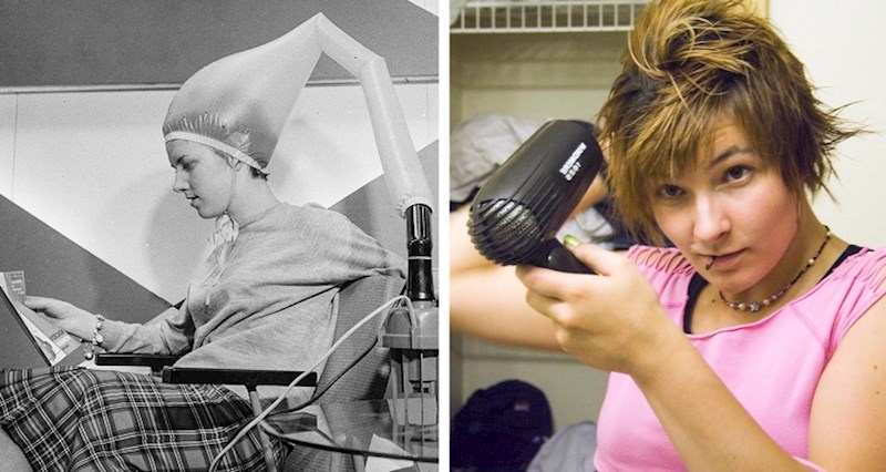 1. Ovaj sušilo za kosu izgleda malo veće nego danas. :)