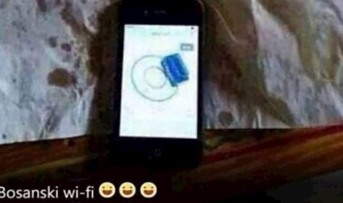Ljudi plaču od smijeha na fotku koja pokazuje bosansku inačicu Wi-Fi mreže