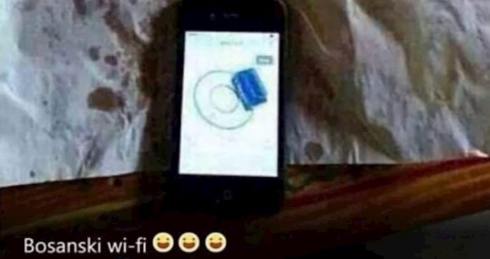 Ljudi plaču od smijeha na fotku koja pokazuje bosansku inačicu Wi-Fi mreže
