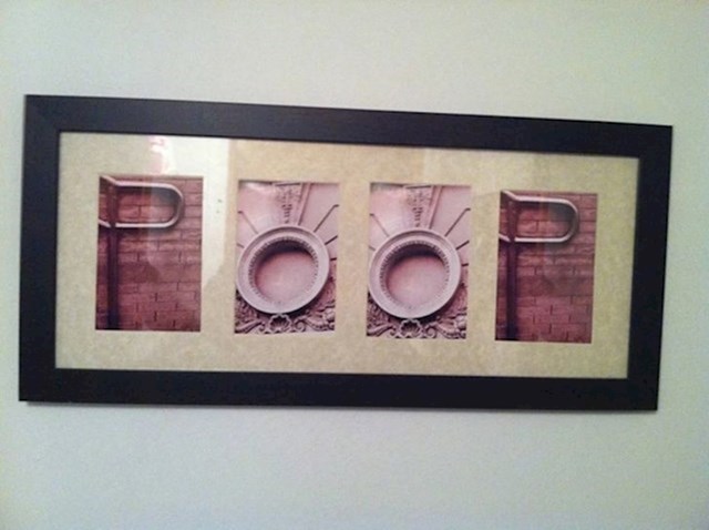 16. "Preuredila sam sliku u kupaonici moje sestre. Iz "hope" u "poop", još nije primijetila.