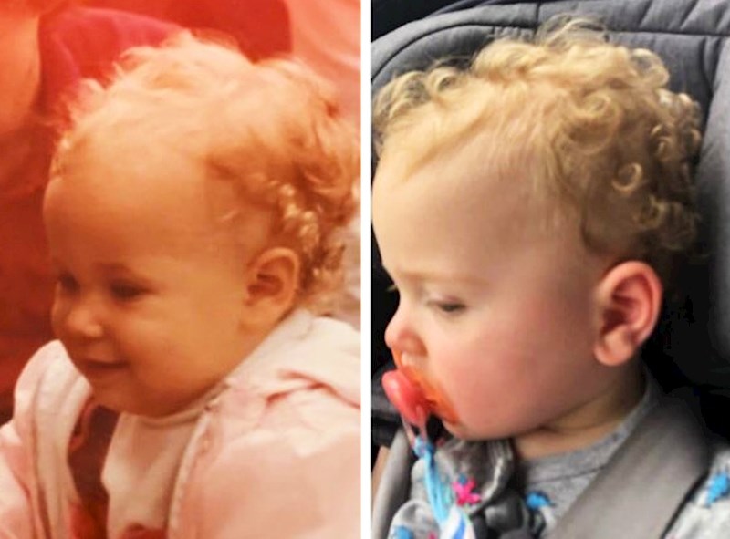 3. "36 godina kasnije moja kći ima iste iste kovrče kao i ja."