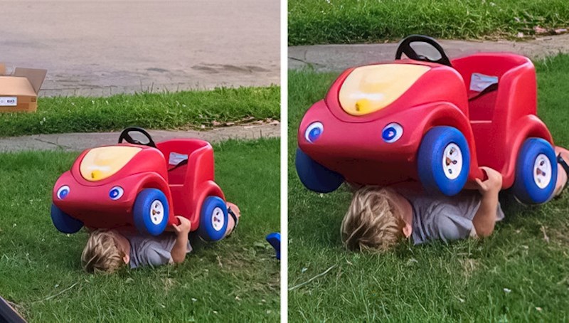 1. "Igrao sam se skrivača sa svojim sinom. Koji profesionalac, nitko ga ne bi pronašao!"