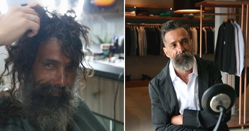 Dirljiva transformacija promijenila sve; beskućnik je nakon 10 godina pronašao obitelj