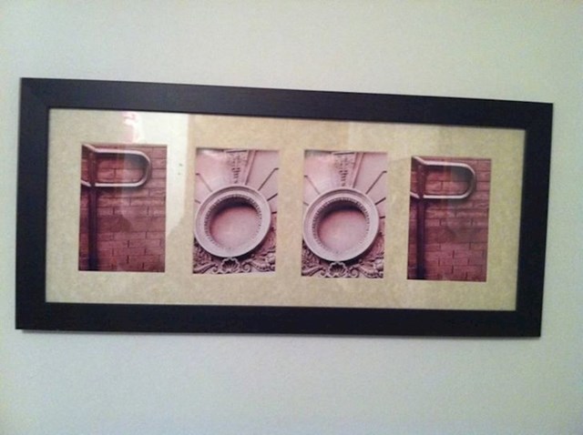 17. "Preuredila sam sliku u kupaonici moje sestre. Iz "hope" u "poop", još nije primijetila.