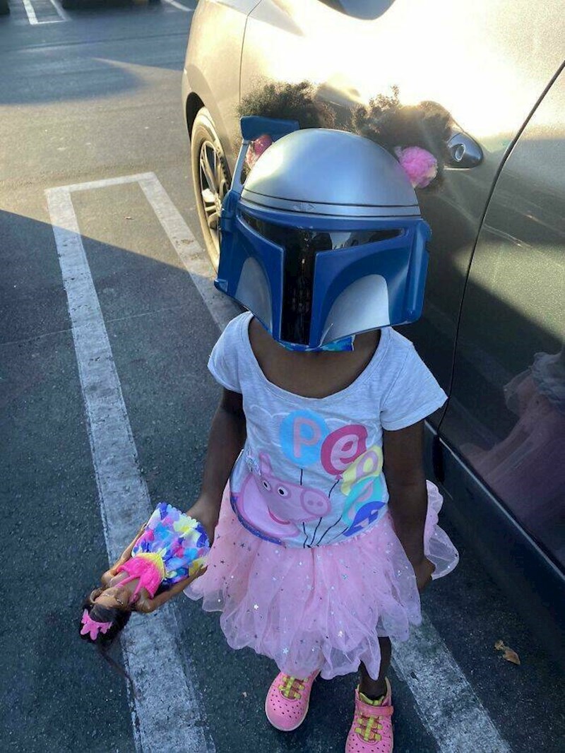 8. "Rekla sam kćerki da može sa mnom u dućan ako stavi masku."