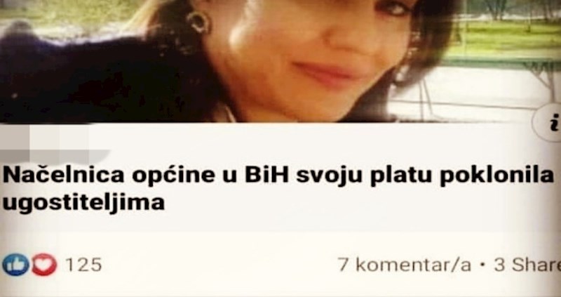 Cijela regija smije se njegovom komentaru na dobročinstvo načelnice jedne općine u BiH