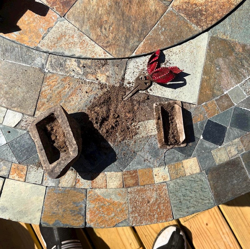 9. Uređivala je vrt kuće koju je kupila i pronašla ključ starih vlasnika