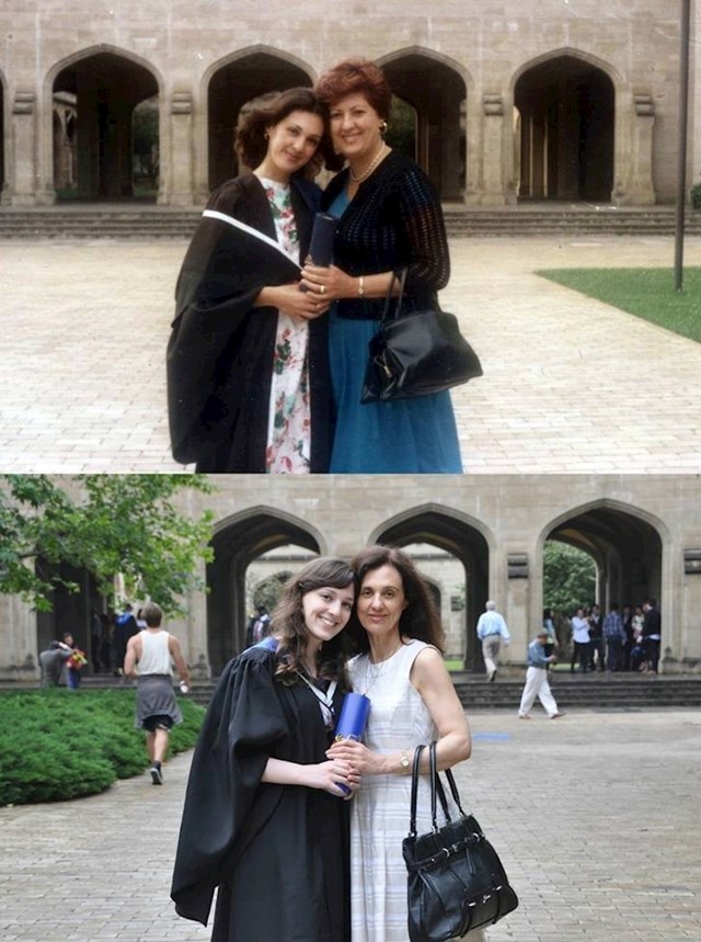 1. "Moja majka i ja završile smo isto sveučilište!"