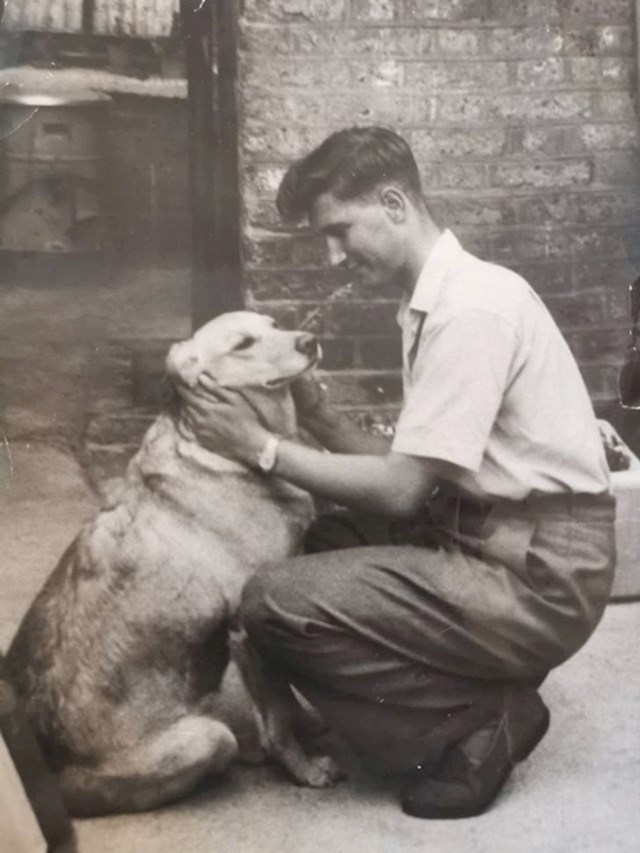 "Moj djed i njegov pas iz vojske."