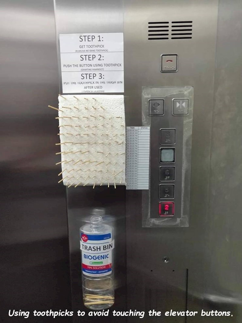 ...možemo se poslužiti čačkalicama. :)