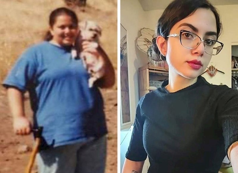 4. Lijevo ima 14, a desno 27 godina. Transformacija je wow!