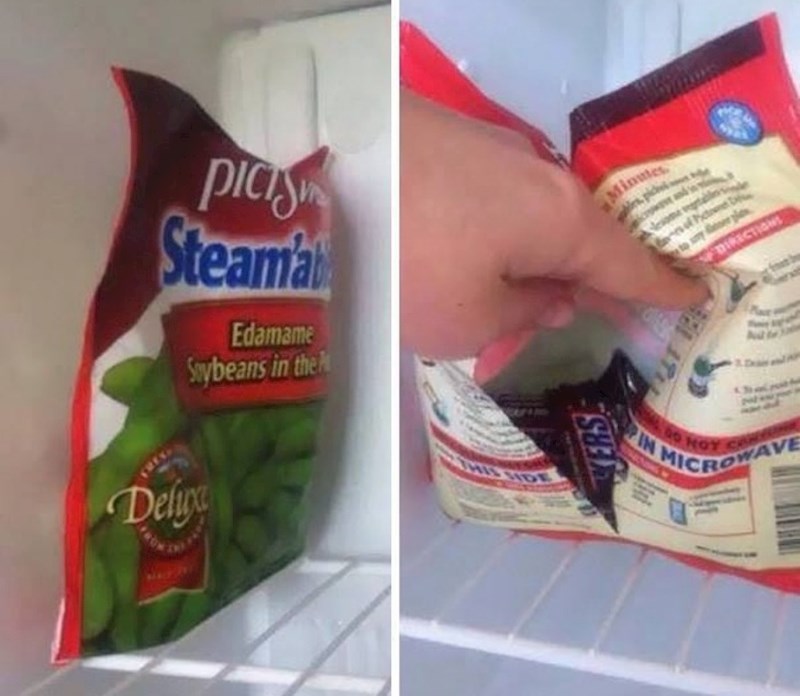 1. "Moja je žena napokon shvatila gdje skrivam svoje Snickers sladolede."