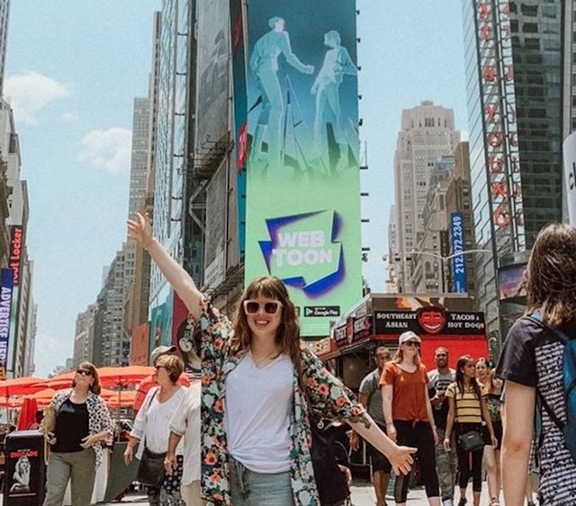 "Moj strip završio je na Webtoonu čija se reklama vrti na Times Squareu."