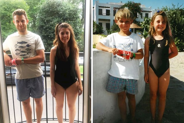 4. Zaručeni par mislio je da su se upoznali na faksu, ali mame su otkrile da se zapravo znaju iz djetinjstva kad su zajedno ljetovali.