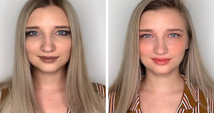 Pogledajte kako ovih 16 žena izledaju kad se našminkaju same i kad se prepuste u ruke profesionalca