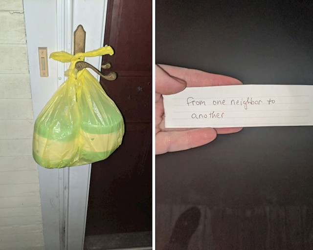 19. Susjedi koji si međusobno pomažu.