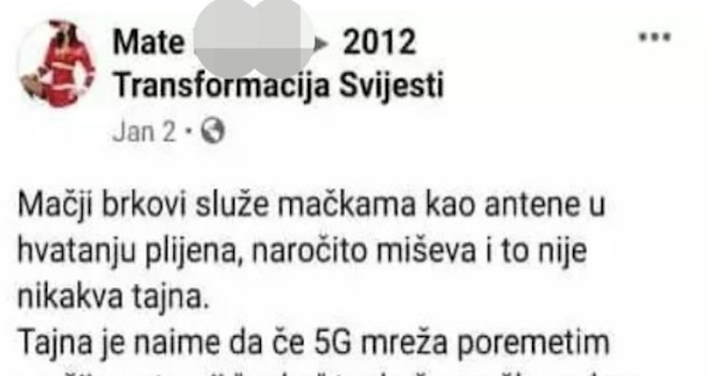 Njegova teorija zavjere o namjerama iza 5G mreže ostavit će vas bez teksta