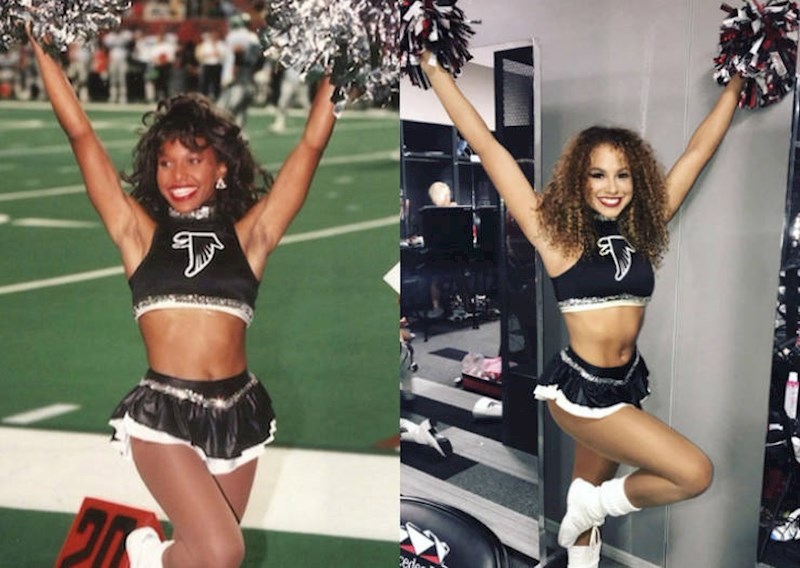 14. Majka navijačica, snimljena 1994. i njezina kćer snimljena 2019.