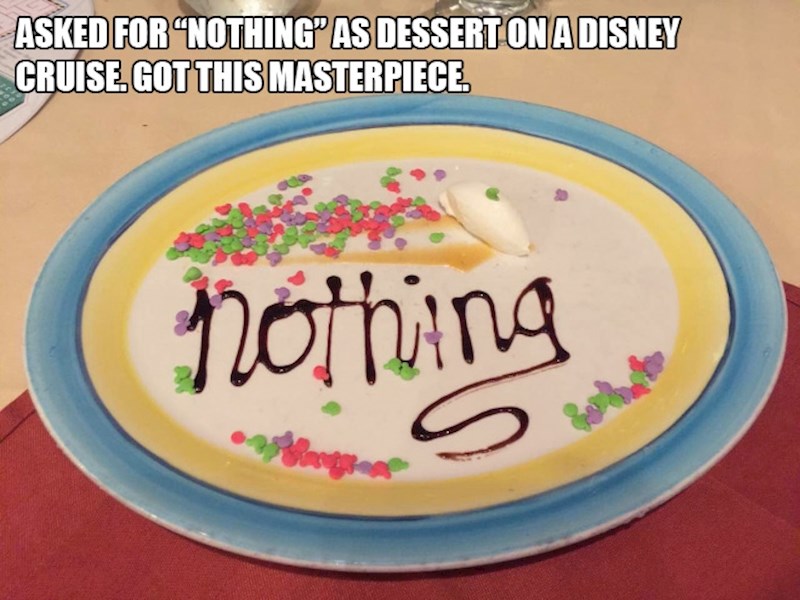 14. Za desert nisam htjela ništa. Evo kako me konobar zeznuo.