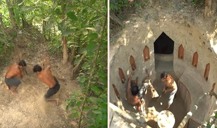 VIDEO Dvojica mladića sami izgradili genijalnu podzemnu kuću s bazenom