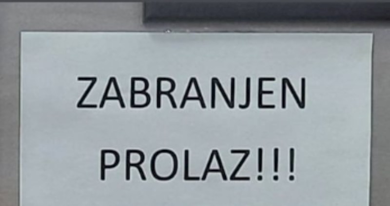 Netko je primijetio urnebesan natpis zabrane i morao ga odmah svima pokazati