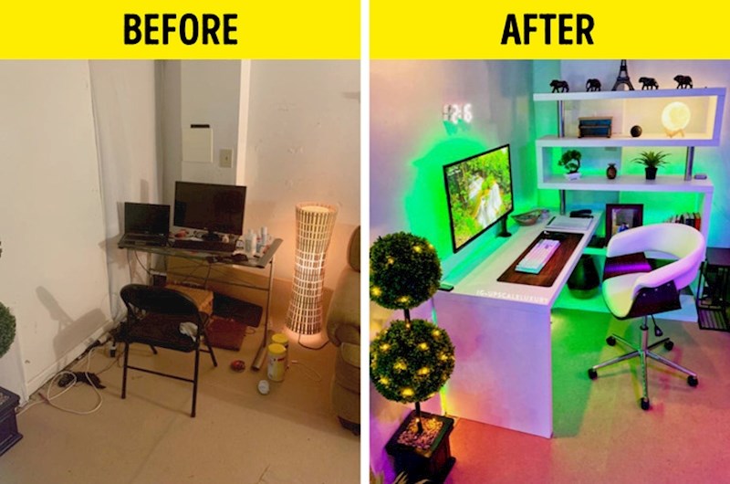 "Uredila sam svoj kućni ured."