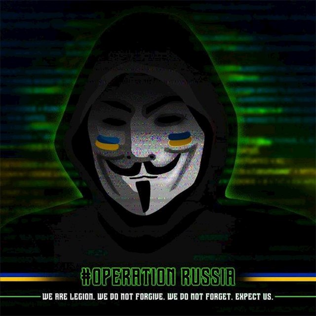 4. Hakerska skupina Anonymous objavila je rat ruskoj i bjeloruskoj vlasti i stalno im hakiraju službene stranice.
