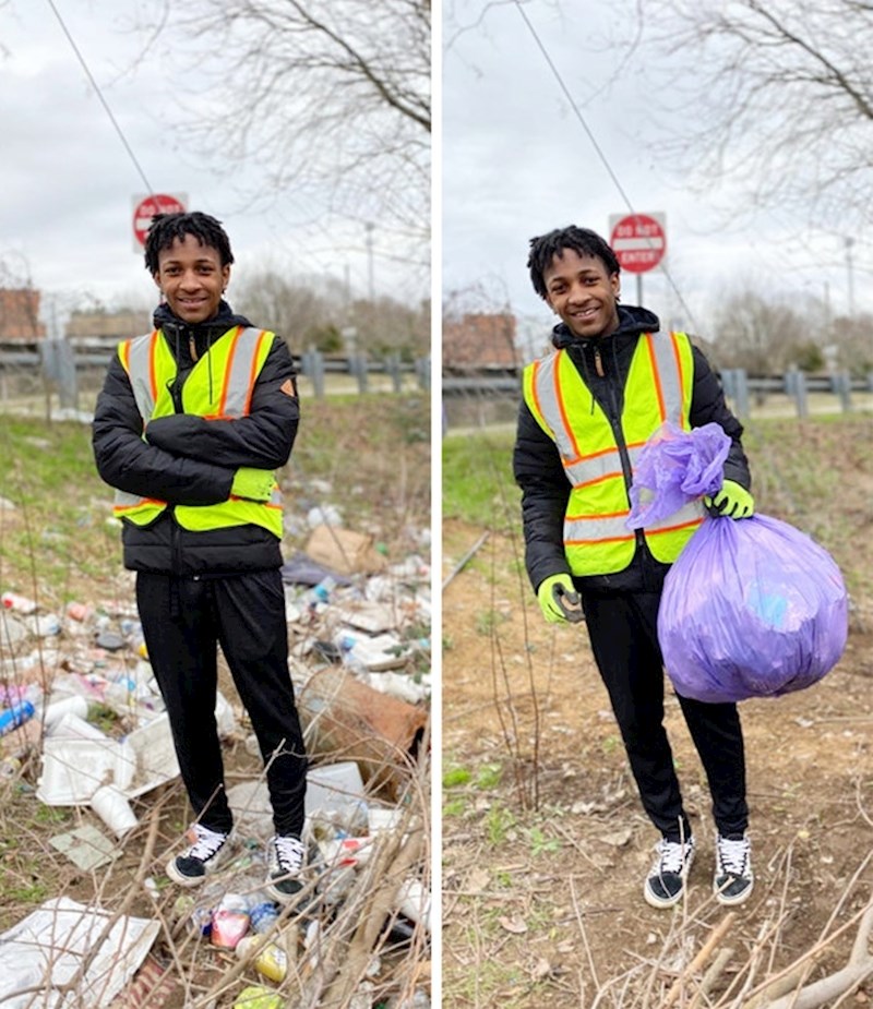 2. Nije ga on bacio, ali nije mogao gledati svo to smeće na ulici.