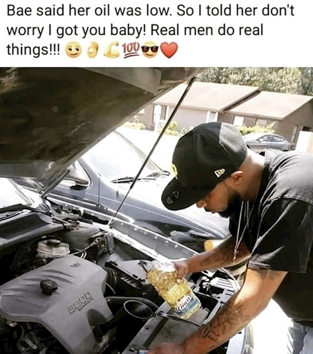 7. Rekao je da će joj promijeniti ulje u motoru