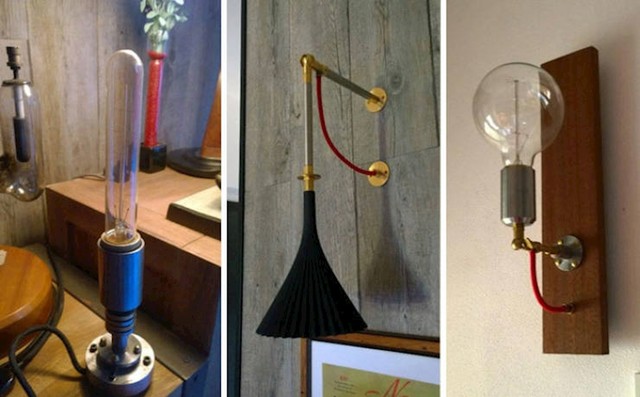 8. Izrađuje ovakve nesvakidašnje lampe