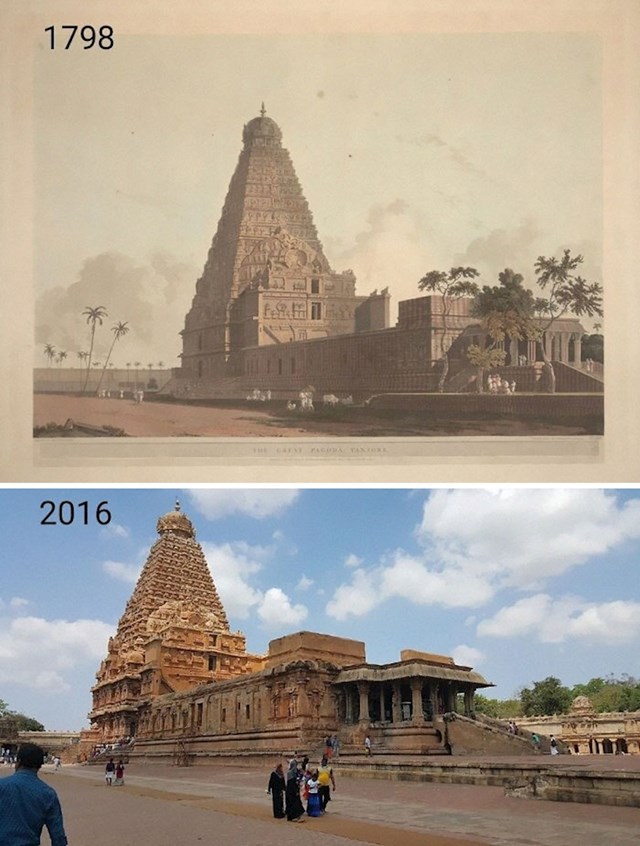 7. Hinduistički hram Brihadishwara u Indiji kroz vrijeme