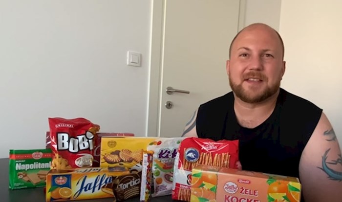 VIDEO Amerikanac isprobao hrvatske grickalice i slatkiše, njegovi dojmovi su zanimljivi