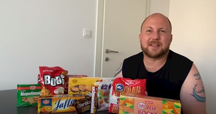 VIDEO Amerikanac isprobao hrvatske grickalice i slatkiše, njegovi dojmovi su zanimljivi