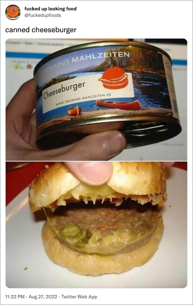 2. Konzervirani čizburger