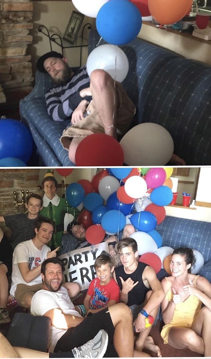 2. Zaspao je na bakinom 90. rođendanu