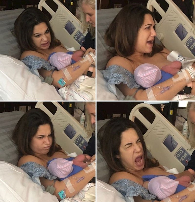 1. Svaki put kad mu počne pričati da želi još djece, on ju podsjeti na to koliko je dojenje bilo bolno.