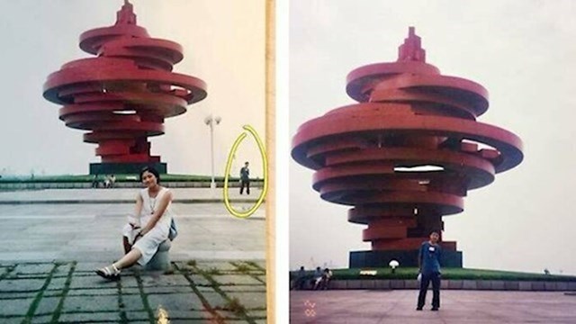 8. Ovaj bračni par iz Kine saznao je da su kao tinejdžeri bili na istoj fotografiji.