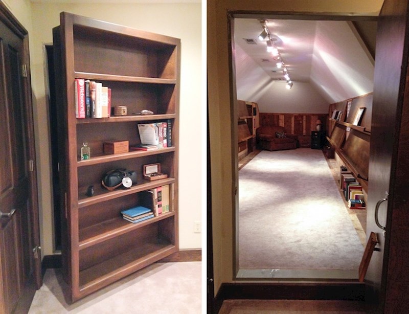 15. "Skrivena soba u kući moje tete."