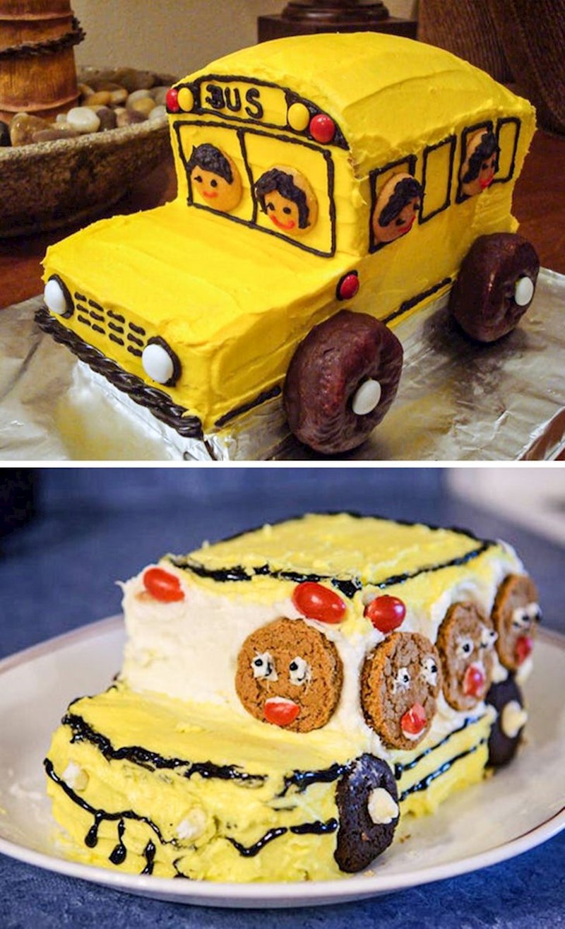 12. "Torta koju je moja mama napravila mom sinu za drugi ročkas."