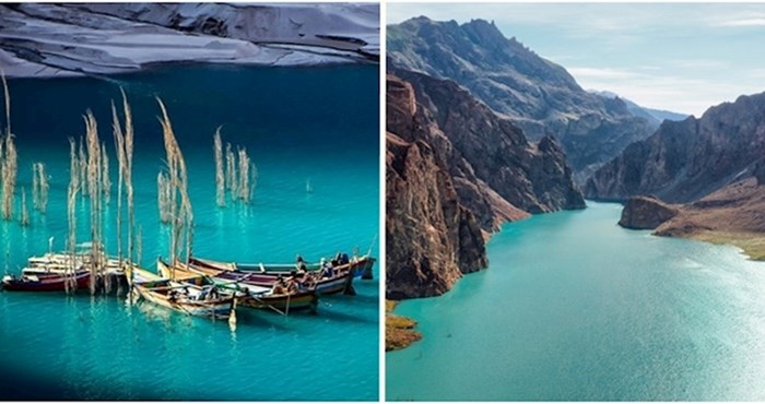 Prekrasno pakistansko jezero Attabad rezultat je prirodne katastrofe