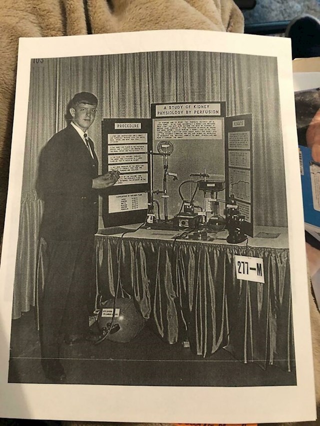 "Moj tata pobijedio je na znanstvenom sajmu sa svojim patentom."