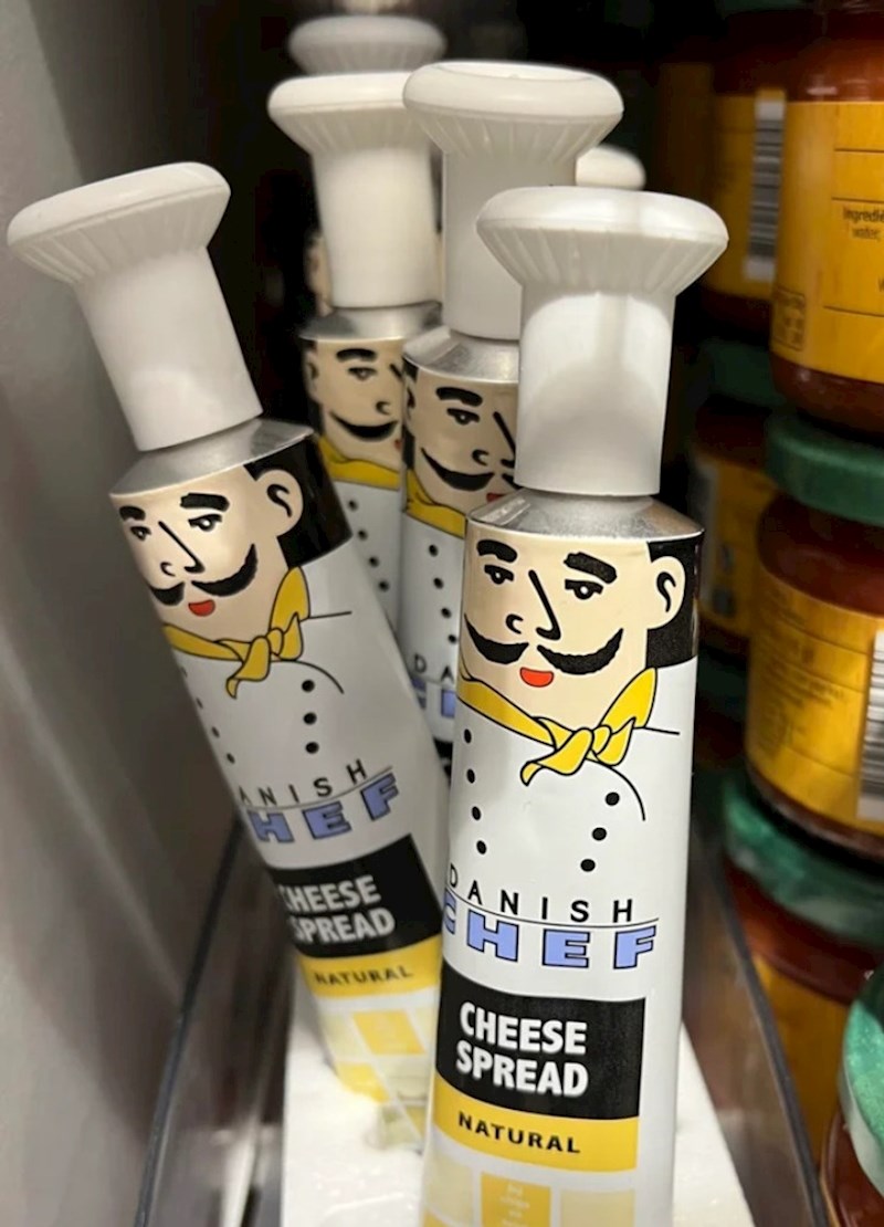 11. Poklopac namaza od sira je kuharska kapa