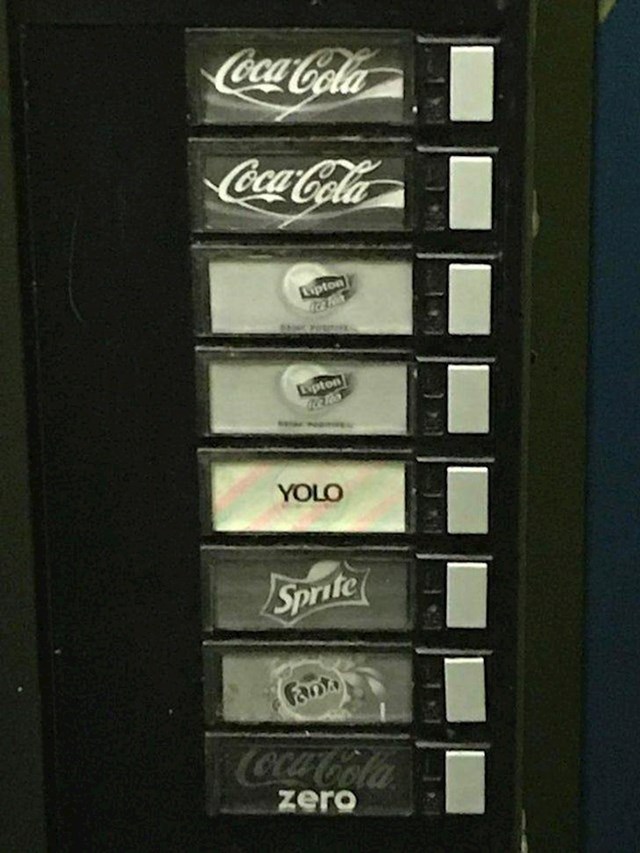 8. Piće iznenađenja na automatu