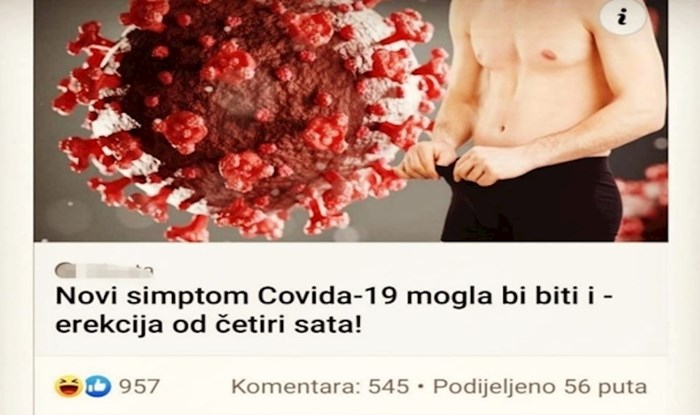 Komentar ove zabrinute žene na vijest o možebitnom novom simptomu korone nasmijat će vas do suza