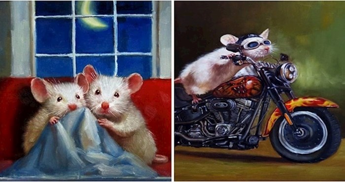 Neodoljive slike slatkih miševa u svakodnevnim ljudskim situacijama
