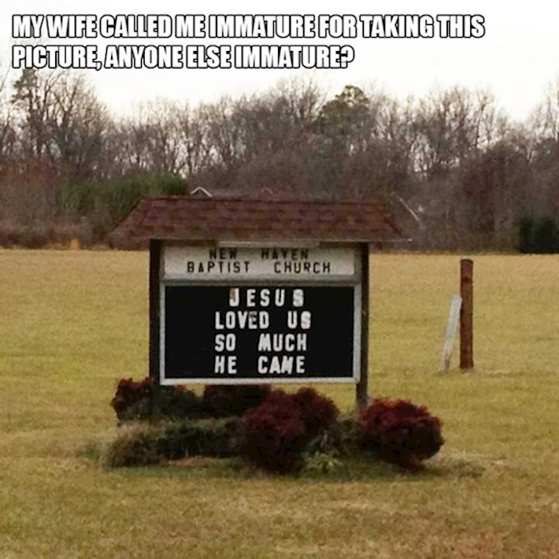 Moja supruga rekla mi je da sam nezreo jer sam ovo fotkao. Ima li nas još?