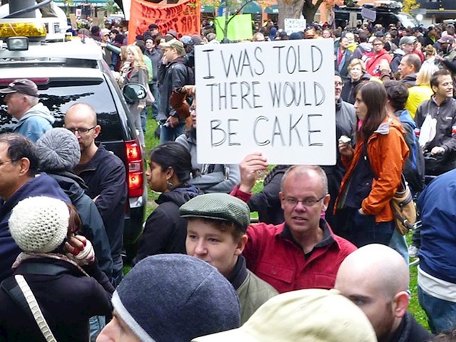 "Rekli su mi da će biti torte."