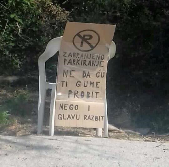 Nagrada za one koji se parkiraju na zabranjenom mjestu